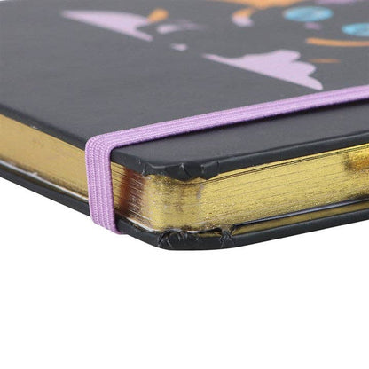 In My Witch Era Black Bat Cat A5 Notebook with Amethyst Pen