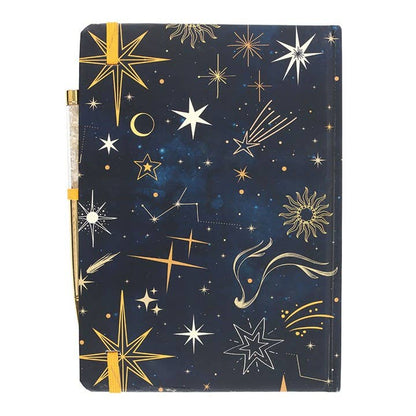 Leave A Little Sparkle Celestial Notebook with Citrine Pen