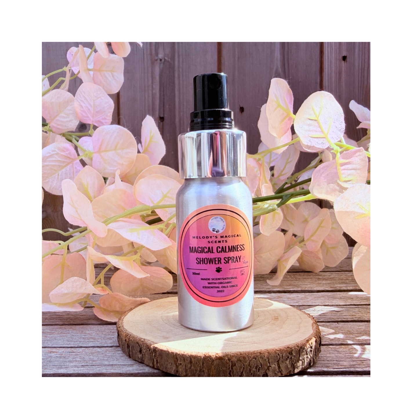 Magical Calmness aromatherapy shower spray 30ml by Melody's Magical Scents 