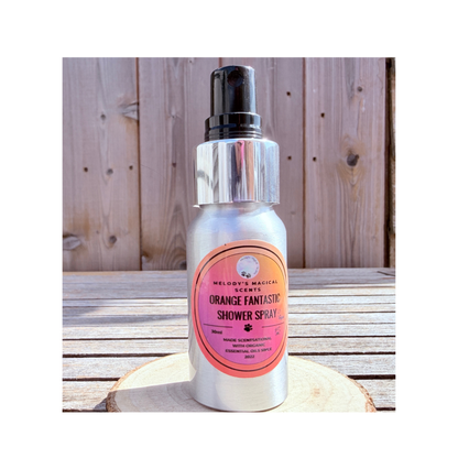  Orange Fantastic aromatherapy shower spray 30ml by Melody's Magical Scents